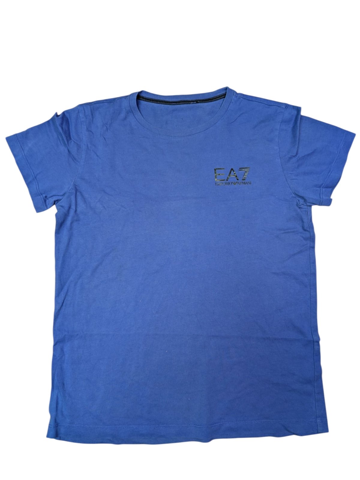 Tmavě modré triko pro kluy secondhand EA7